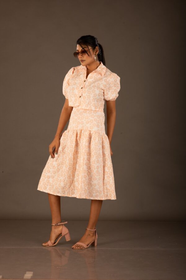 Imported fabric, skirt& top set, the skirt is elasticated. It's a perfect day/eve out wear with summer shades. - Image 3